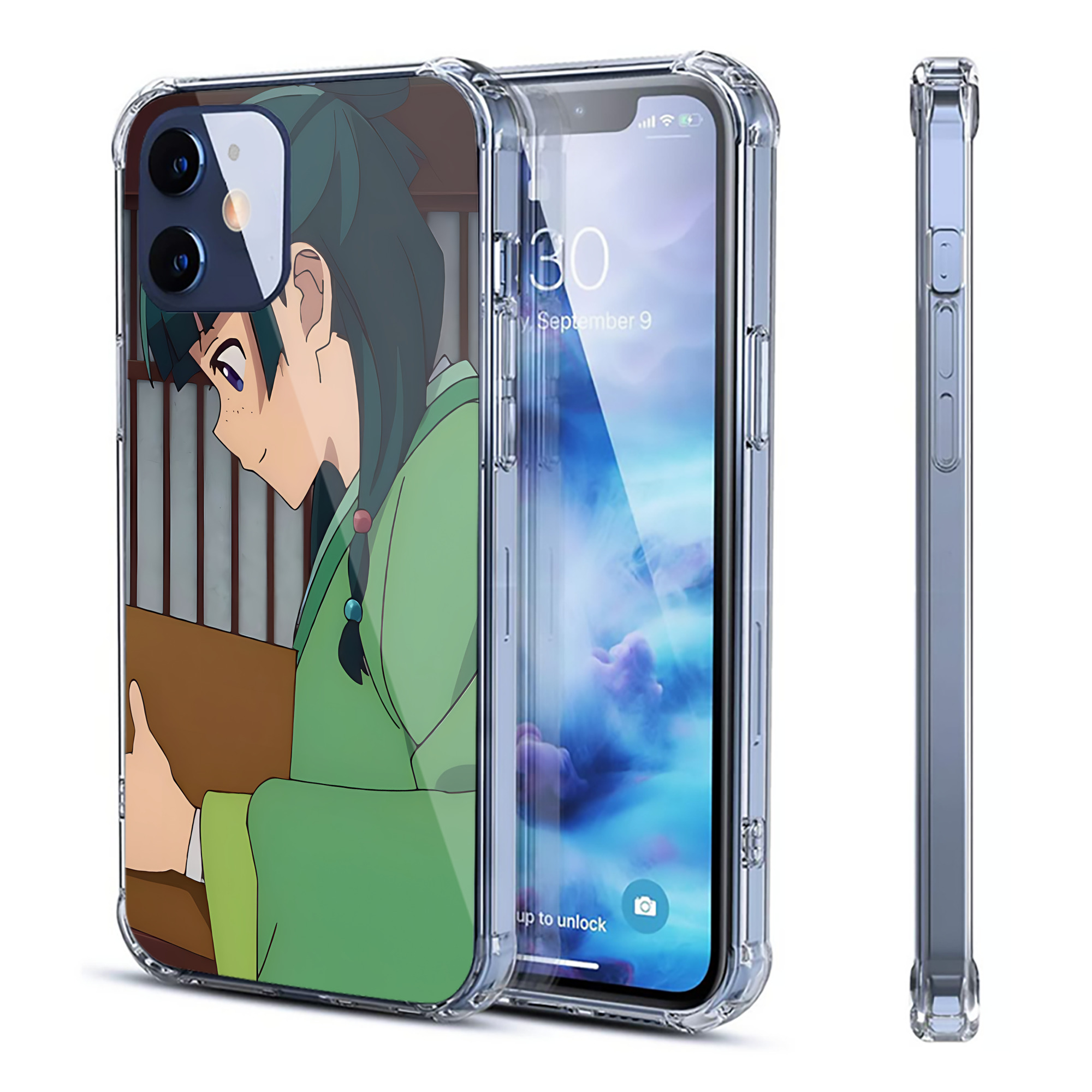 （画像用） 薬屋のひとりごと The Apothecary Diaries 【iPhone 12シリーズ対応】透明スマホケース（クリアソフトケース）